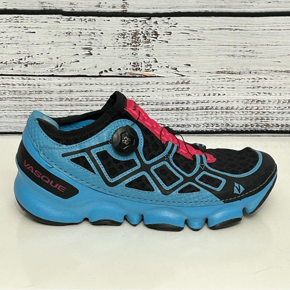Vasque Ultra SST Woman's size 8 Trail Running Shoes Blue Black Boa Cable Hiking